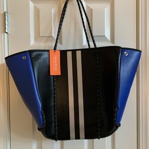 HauteShore Greyson Neoprene tote w/2 wristlets